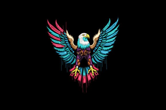 Colorful Eagle Embroidery Design Review