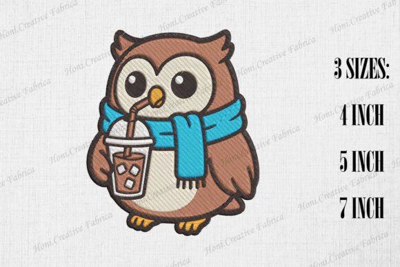 Cute Owl Loves Iced Coffee: A Seasonal Embroidery Review