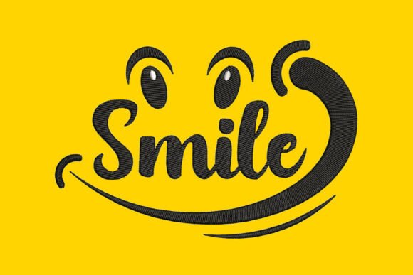 Fun Smile Embroidery Design Review for Boutique Apparel