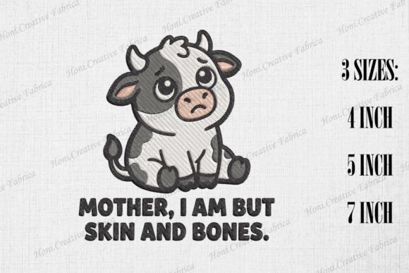 Funny Chubby Cow Embroidery Design Review
