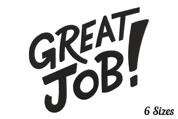 Great Job Embroidery Design: A Seller’s Review for Etsy & Small Shop Success