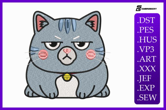 Grumpy Kawaii Cat: A Designer’s Review for Boutique Sweatshirt Embellishment