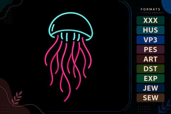 Jellyfish Summer Ocean: A Coastal Embroidery Design Review for Real Projects
