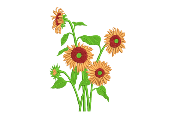 Sunny Sunflower Patch – Bright Floral