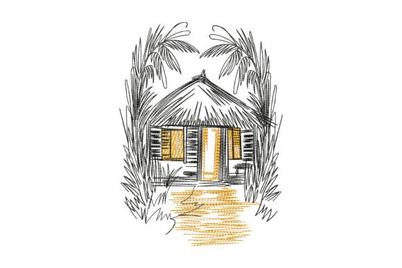 Tropical Beach Hut: A Designer’s Real-World Embroidery Review